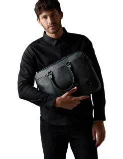 Society of Wolves Leather Laptop Bag