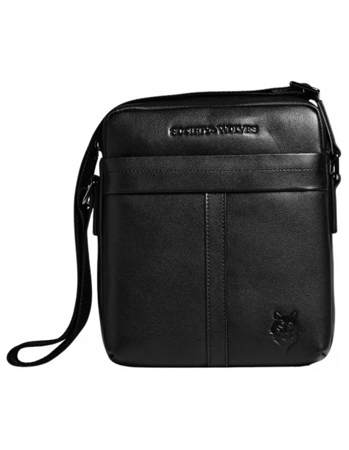 Society of Wolves Leather Cross Body Bag