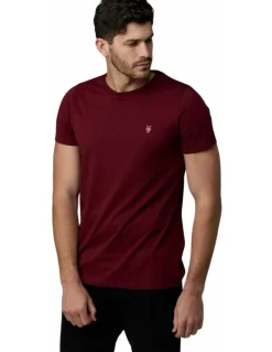 Society of Wolves Classic Tee Bordeaux