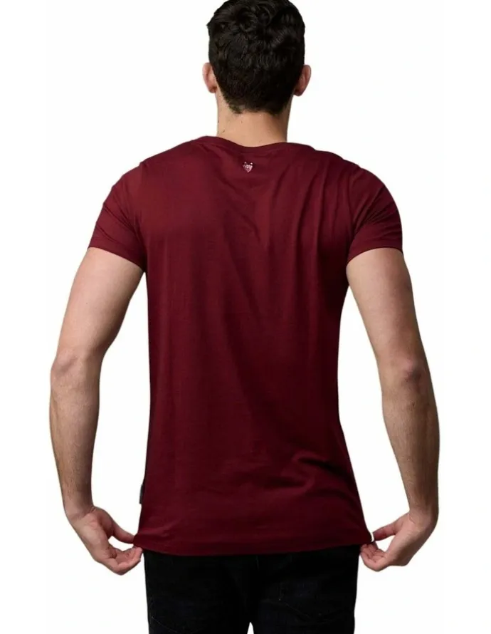 Society of Wolves Fashion Tee Bordeaux