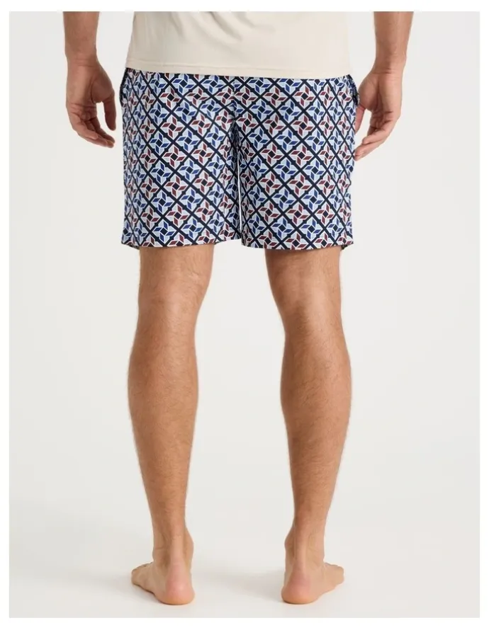 Soho 2 Pack Poplin Sleep Shorts in Abstract