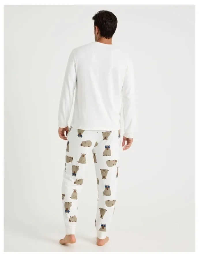 Soho Cosy Knit Pyjama Set - Don't Worry