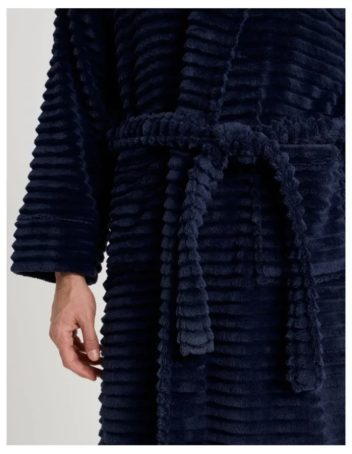 Soho Shawl Robe in Navy