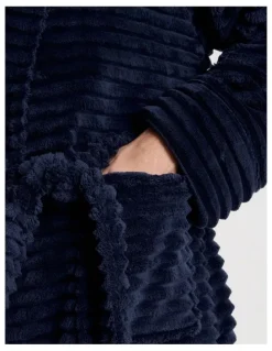 Soho Shawl Robe in Navy