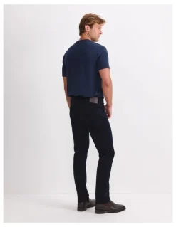 Sportscraft Hudson Straight Leg Cord Pant in Blue
