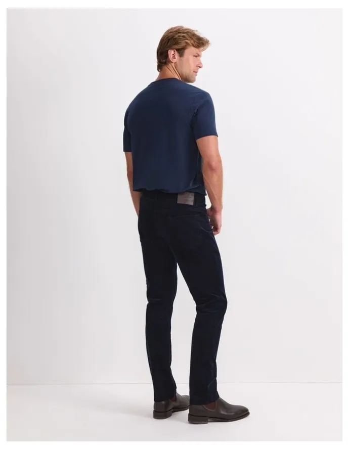 Sportscraft Hudson Straight Leg Cord Pant in Blue