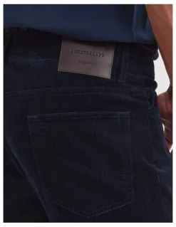 Sportscraft Hudson Straight Leg Cord Pant in Blue