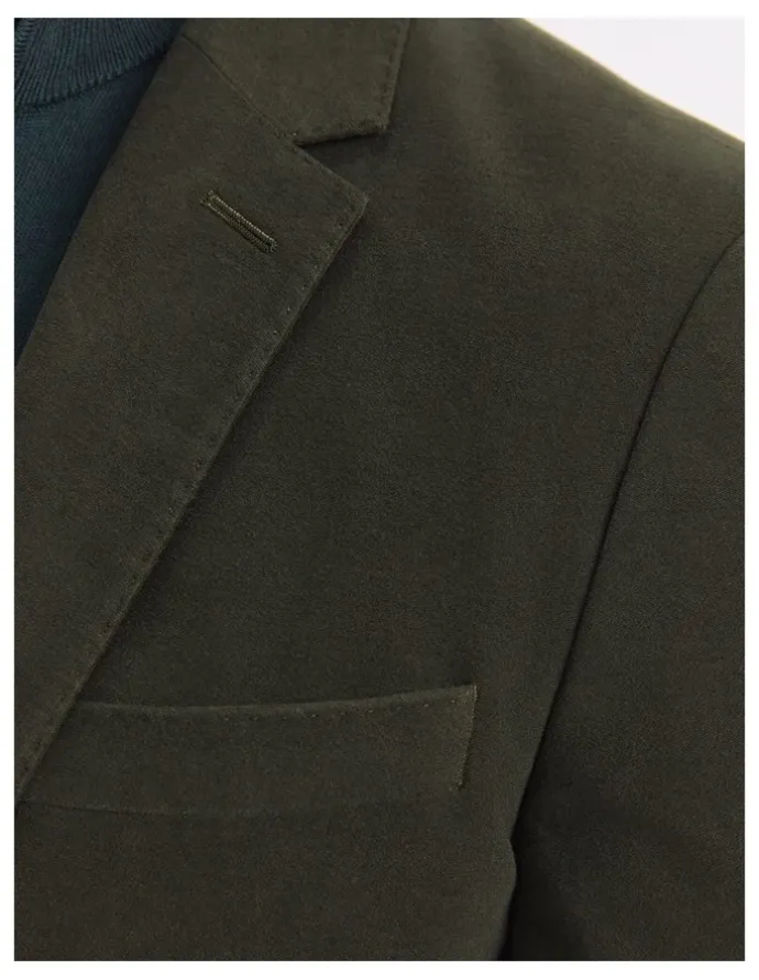 Sportscraft Italian Moleskin Blazer in Green