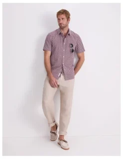 Sportscraft Joss Short Sleeve Print Shirt