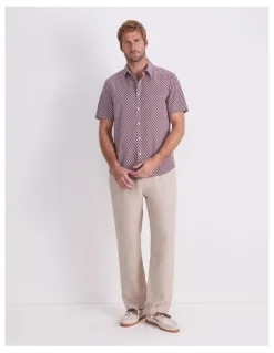 Sportscraft Joss Short Sleeve Print Shirt