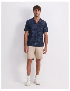 Sportscraft Rally Short Sleeve Print Shirt in Multi