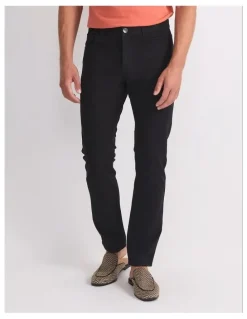 Sportscraft Tapered Bedford Jeans in Black