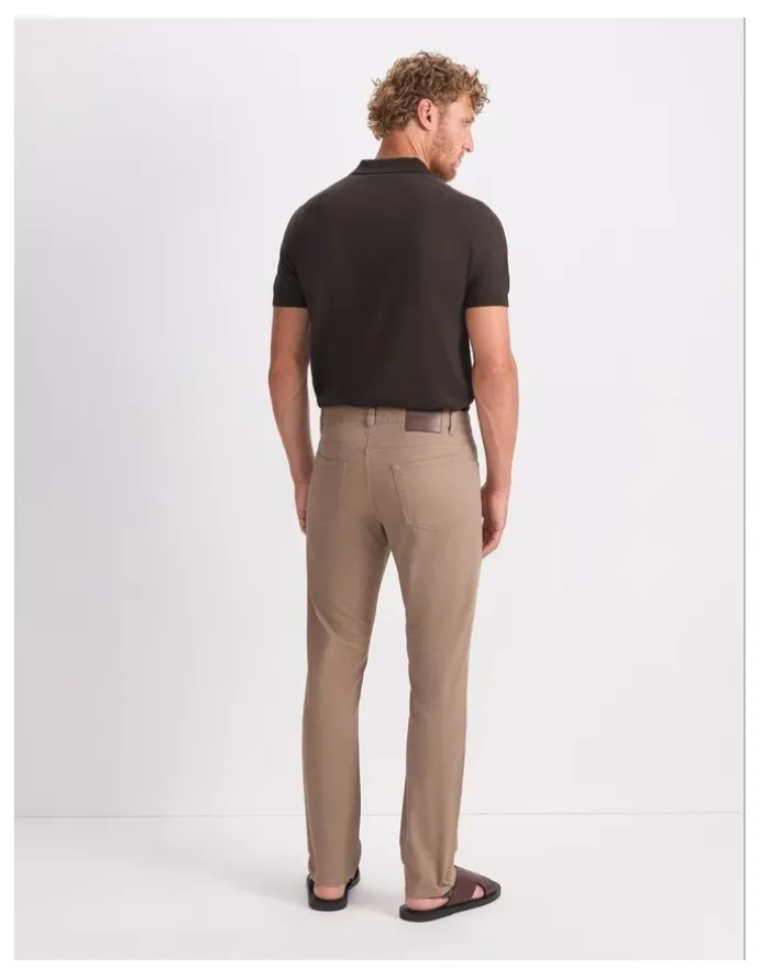Sportscraft Tapered Bedford Jeans in Brown