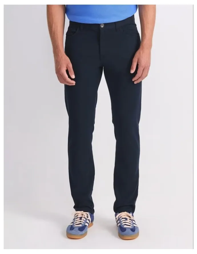 Sportscraft Tapered Bedford Jeans in Blue