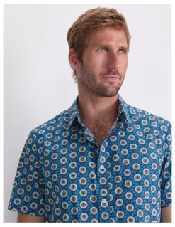 Sportscraft Walter Short Sleeve Liberty Shirt