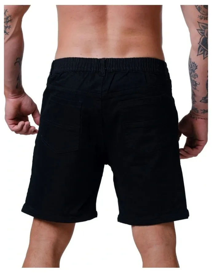 Stock & co. Axis Denim Shorts in Black