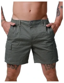 Stock & co. Classic Cargo Shorts in Green