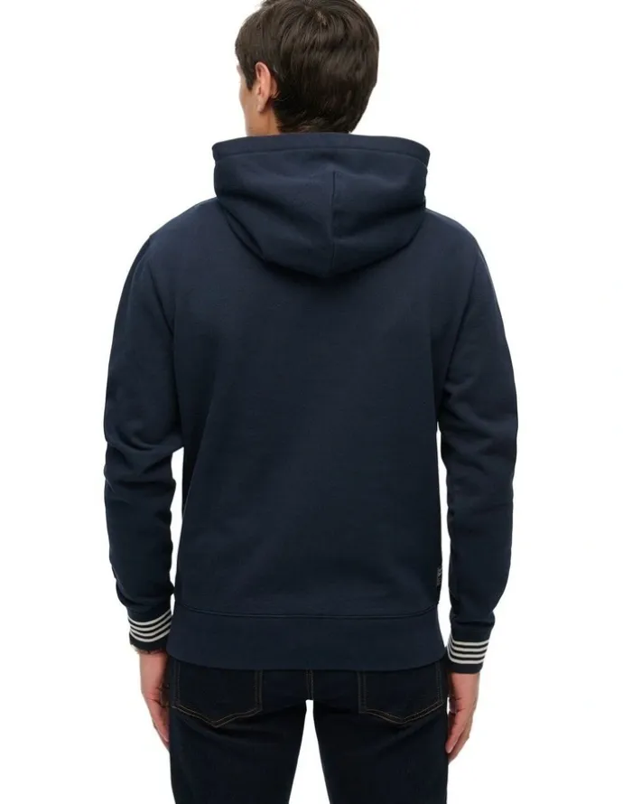 Superdry Athletic Club Hoodie in Nautical Navy