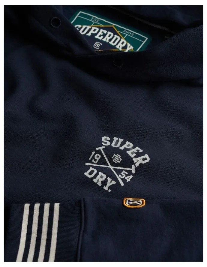 Superdry Athletic Club Hoodie in Nautical Navy