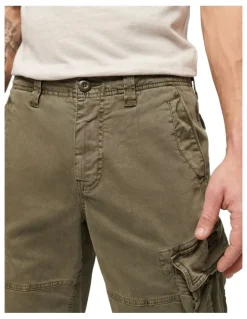 Superdry Core Cargo Short in Chive Green