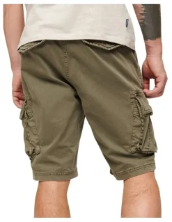 Superdry Core Cargo Short in Chive Green