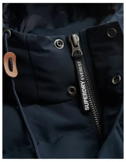 Superdry Everest Hooded Puffer Jacket in Eclipse Navy