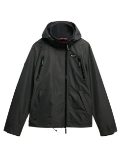Superdry Hooded Mountain Windbreaker in Dark Dull Charcoal