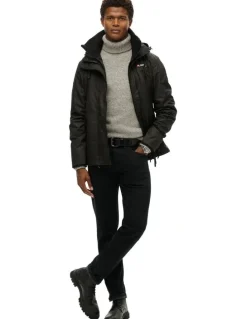 Superdry Hooded Mountain Windbreaker in Black