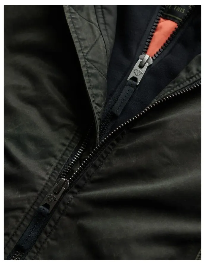 Superdry Military MA1 Bomber Jacket in Washed Dark Green