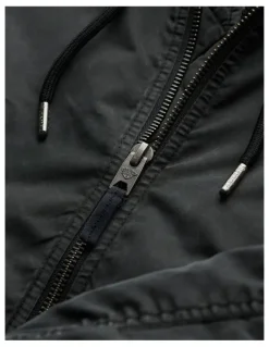 Superdry Military MA1 Bomber Jacket in Washed Black
