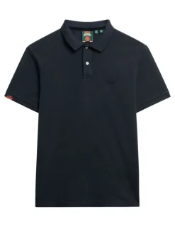 Superdry Vintage Destroy Polo Shirt in Eclipse Navy