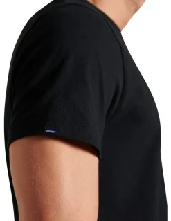 Superdry Vintage Logo Embroidery T-shirt in Black