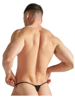 TEAMM8 Flaunt Micro Thong in Onyx