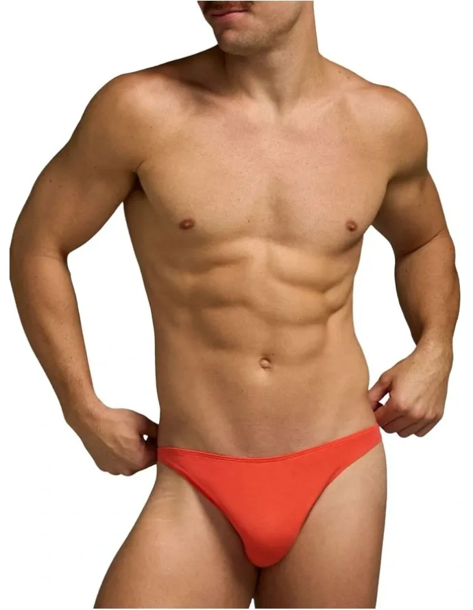 TEAMM8 Flirt Cotton Micro Brief in Orange