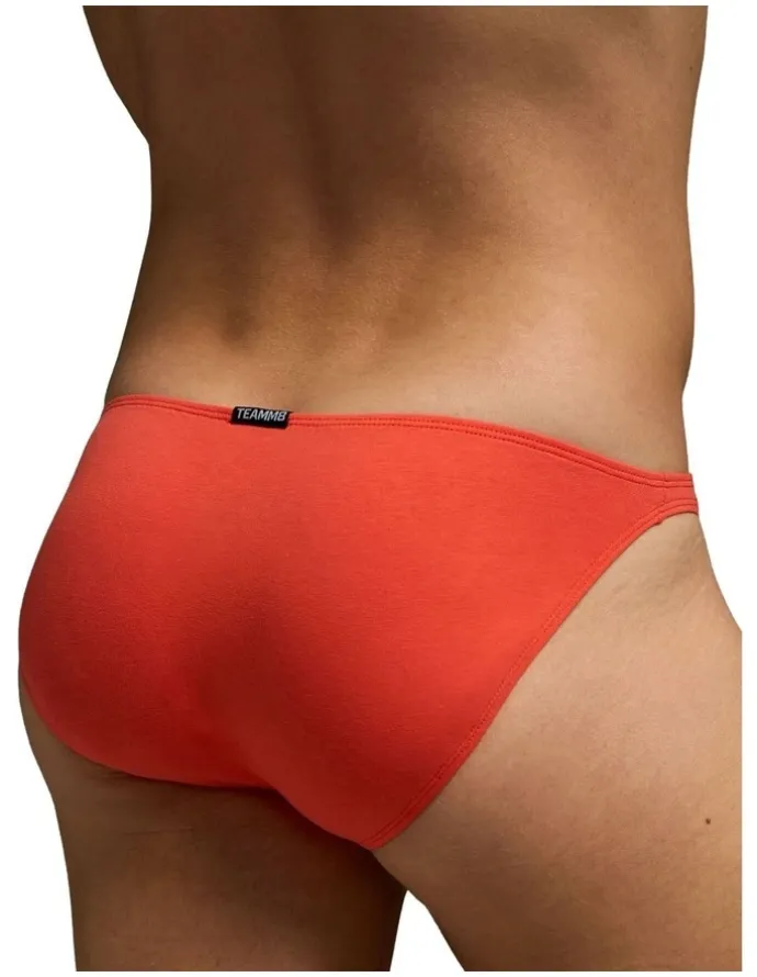 TEAMM8 Flirt Cotton Micro Brief in Orange
