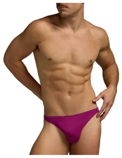 TEAMM8 Flirt Cotton Thong in Purple