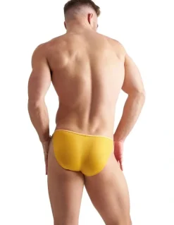 TEAMM8 Glide Micro Brief in Yellow