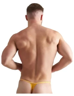 TEAMM8 Glide Micro Thong in Yellow