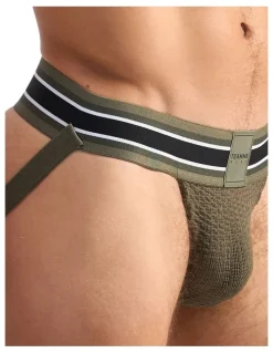 TEAMM8 Locker Room Jockstrap in Khaki
