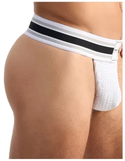 TEAMM8 Locker Room Thong in Chalk