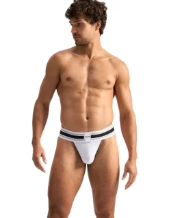 TEAMM8 Locker Room Thong in Chalk