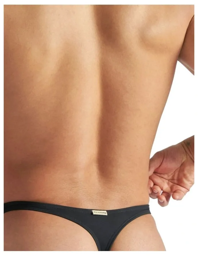TEAMM8 Arena Swim Thong in Black