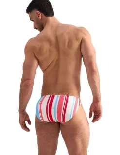TEAMM8 Cabana Bikini Swim Brief in Pink Mix