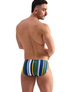 TEAMM8 Cabana Bikini Swim Brief in Navy Mix