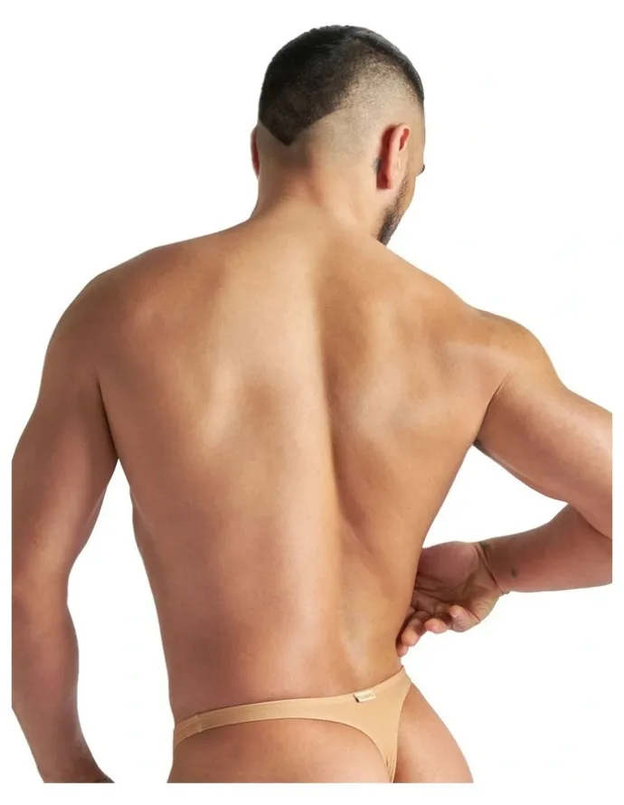 TEAMM8 Kouros Swim Thong in Beige