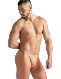 TEAMM8 Kouros Swim Thong in Beige