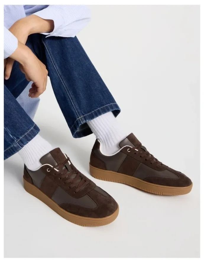 There After Henry Sneakers in Dark Brown/Gum