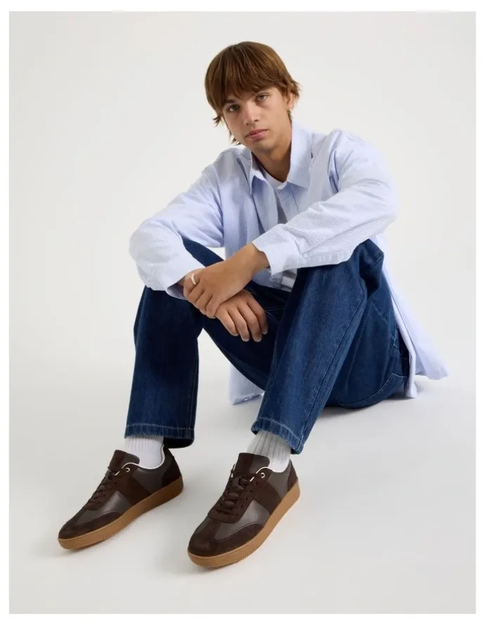 There After Henry Sneakers in Dark Brown/Gum