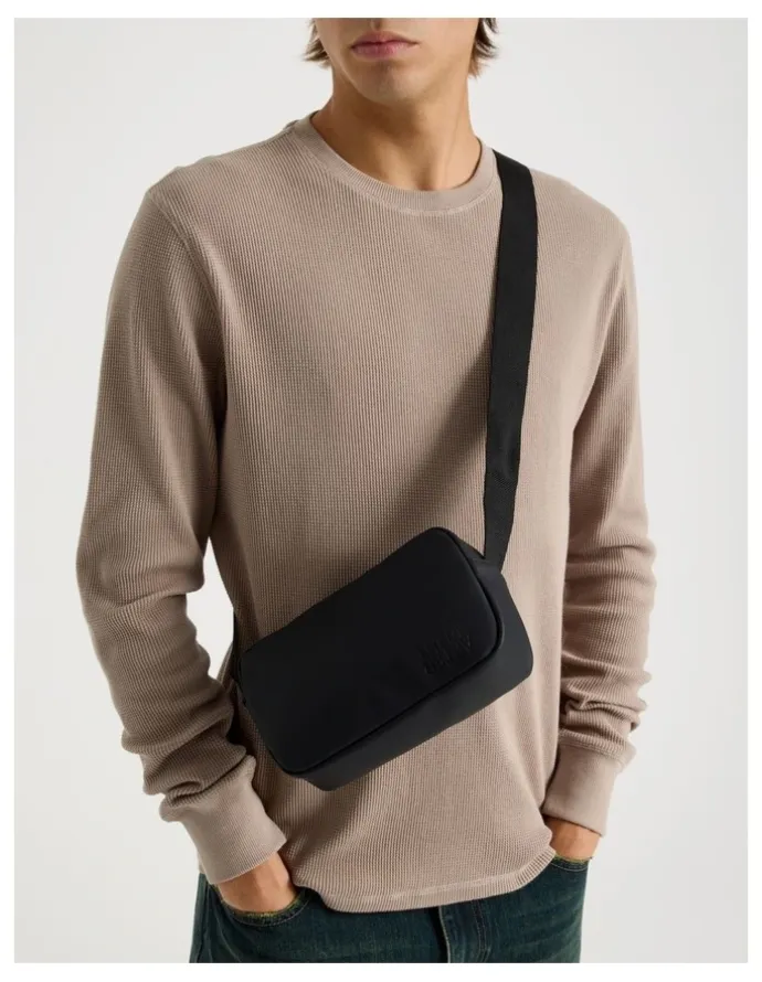 There After Rubberised Camera Bag in Black