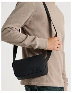 There After Rubberised Camera Bag in Black